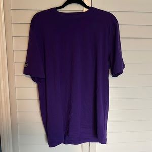 Mens Medium Under Armour NFL Authentic Combine Purple T-Shirt